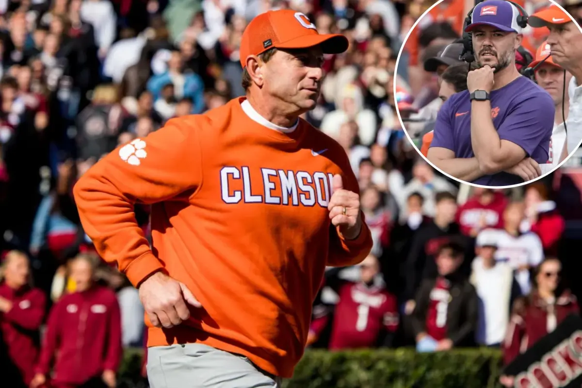 Dabo Swinney dismisses Garrett Riley as part of changes to Clemson's coaching staff following a disappointing season.