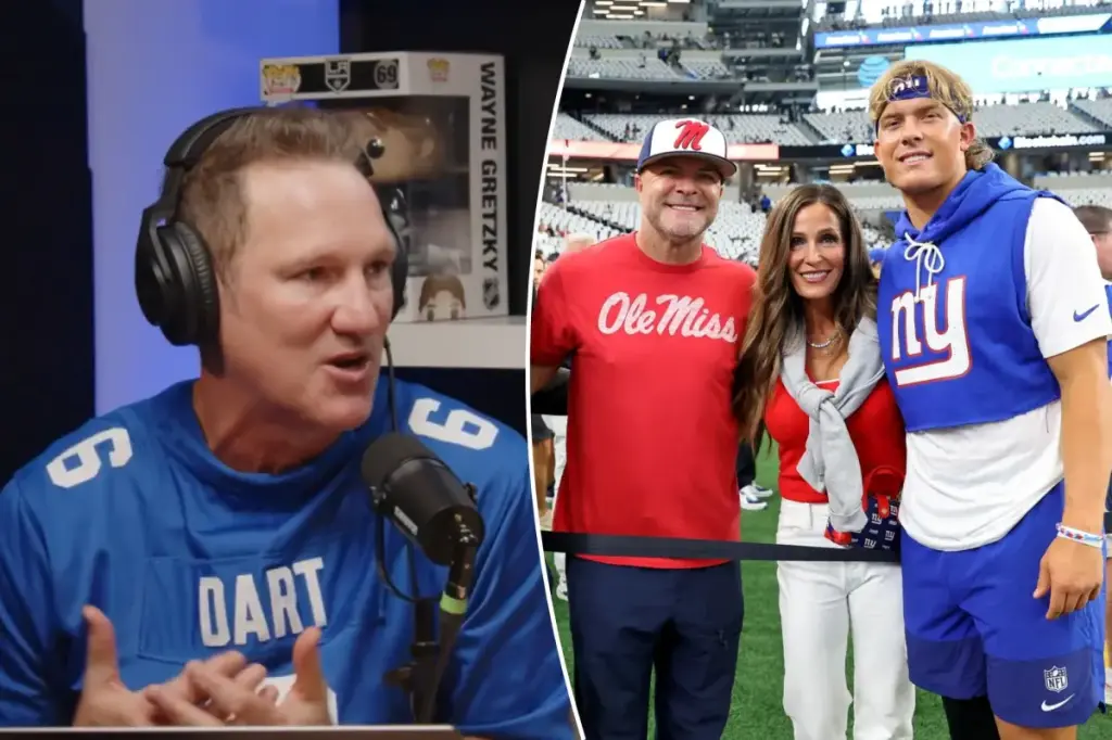 Danny Kanell labels Jaxson Dart's father as an overly involved parent after a response to the CBS analyst.