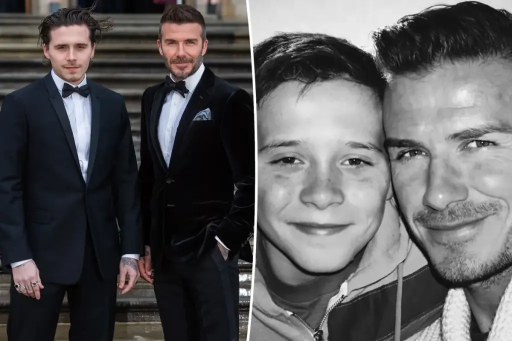 David Beckham posts family pictures featuring son Brooklyn after being overlooked in the 2025 summary.