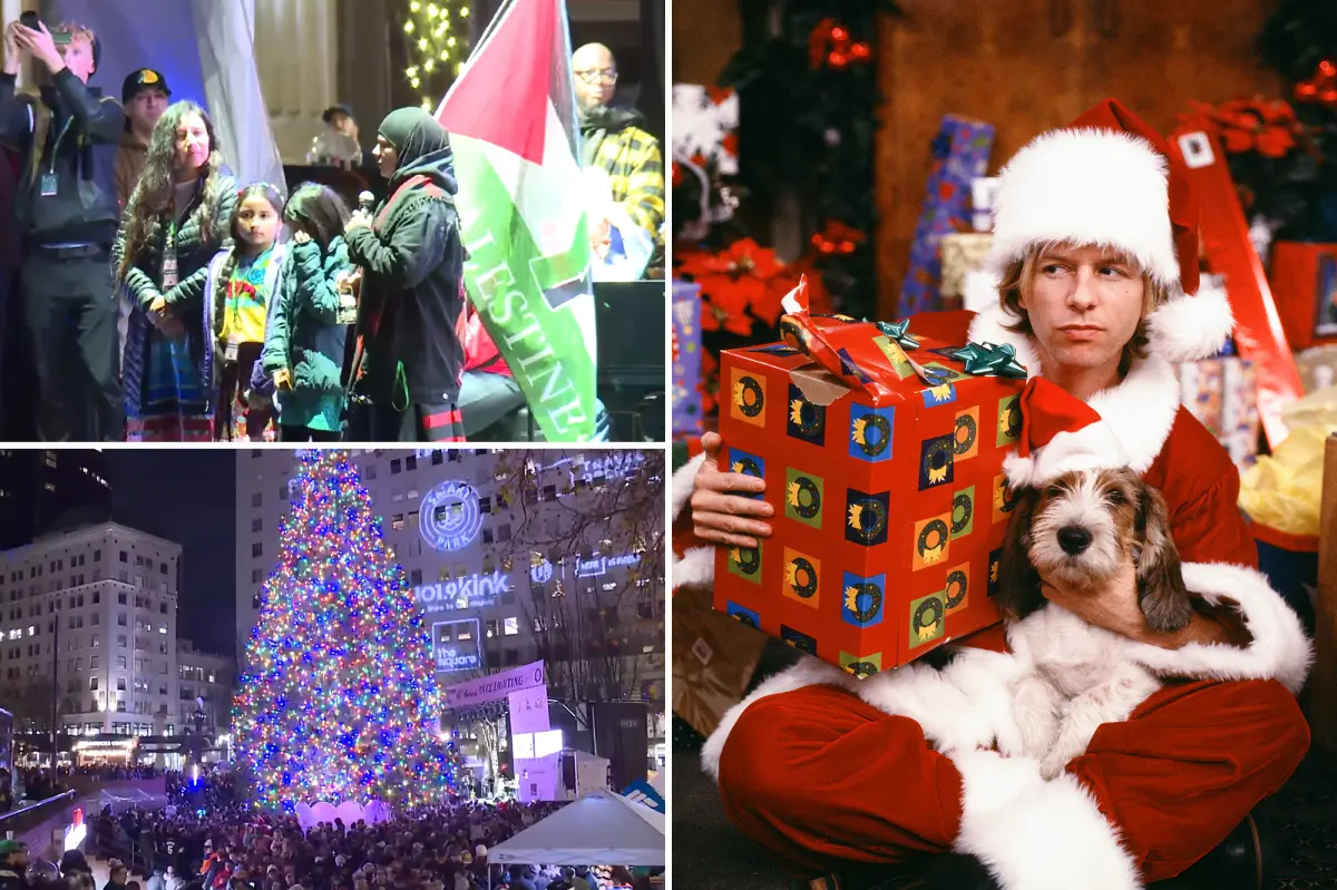 David Spade criticizes mall tree-lighting event for not using the word Christmas