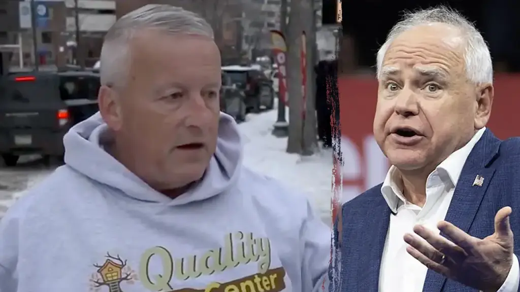 David from the viral video claims he has lodged a complaint against Walz regarding fraud accusations.