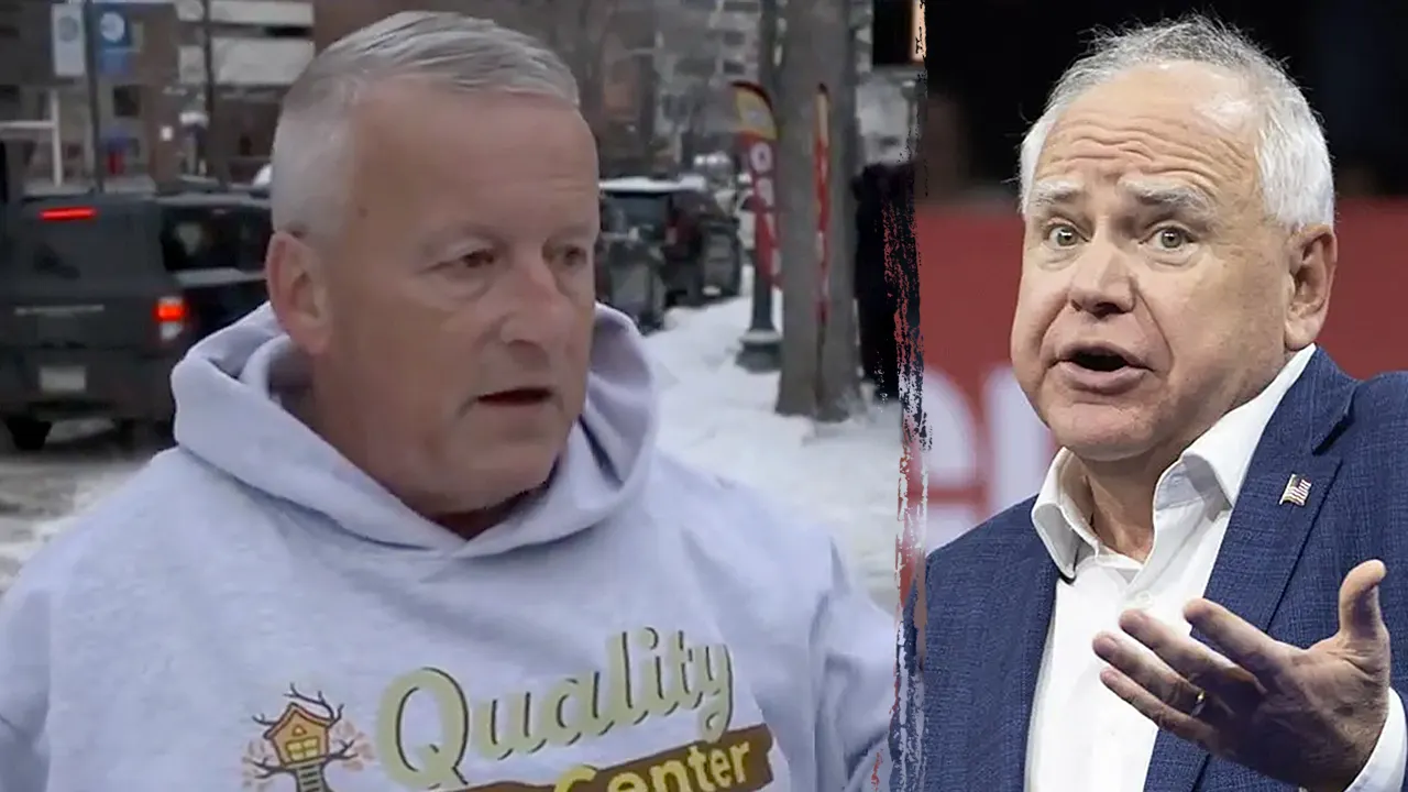 David from the viral video claims he has lodged a complaint against Walz regarding fraud accusations.