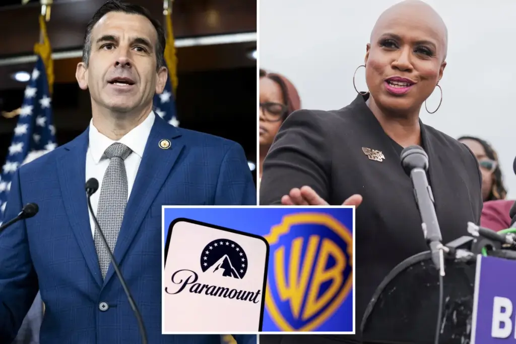 Dems criticize Paramount Skydance's aggressive WBD offer due to Saudi financing.