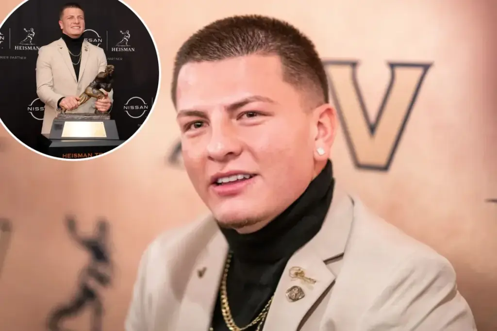 Diego Pavia expresses regret for offensive message to Heisman Trophy voters.