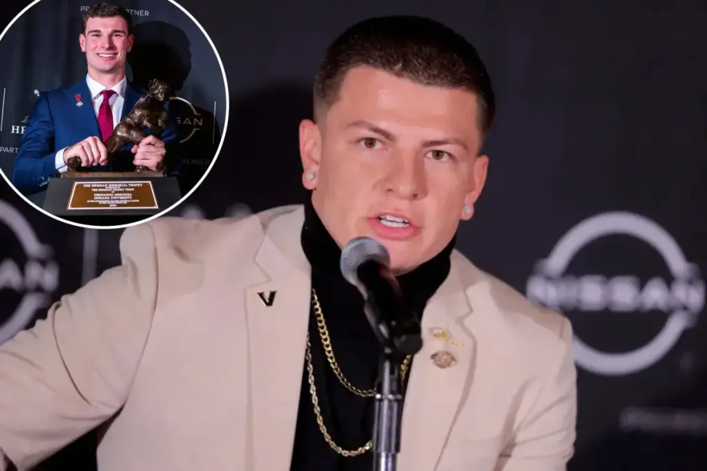 Diego Pavia from Vanderbilt takes a blunt jab at Heisman voters following defeat