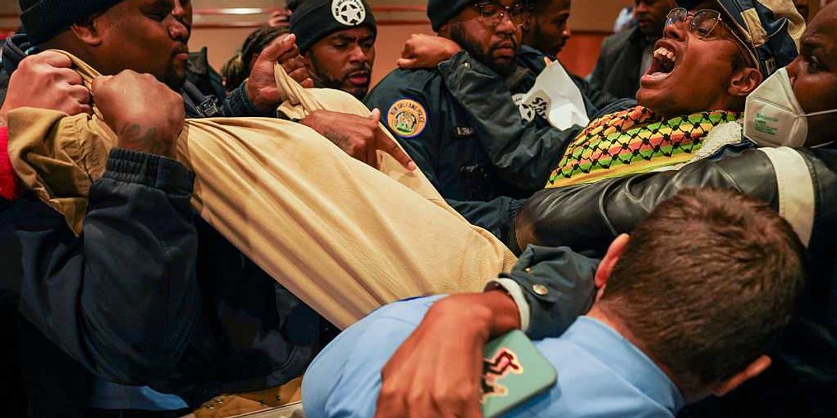 Disorderly anti-ICE demonstrators interrupt NOLA city council meeting — police remove activist