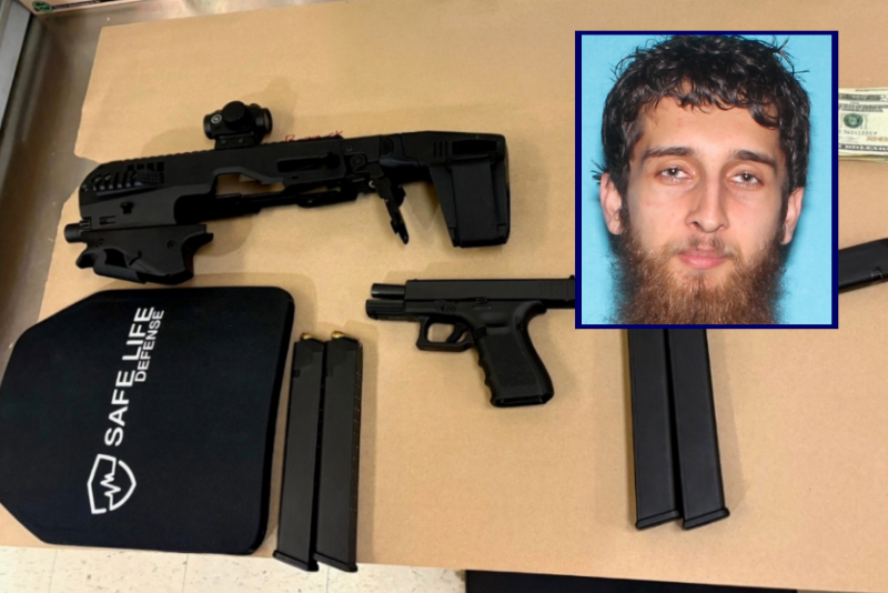 Disturbing 'Martyrdom' message discovered on Pakistani student detained in 'mass shooting scheme'