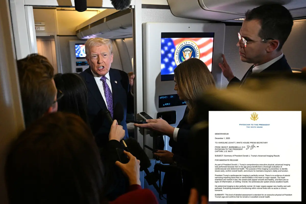 Doctor from the White House shares findings of Trump's 'preventative' MRI after much speculation