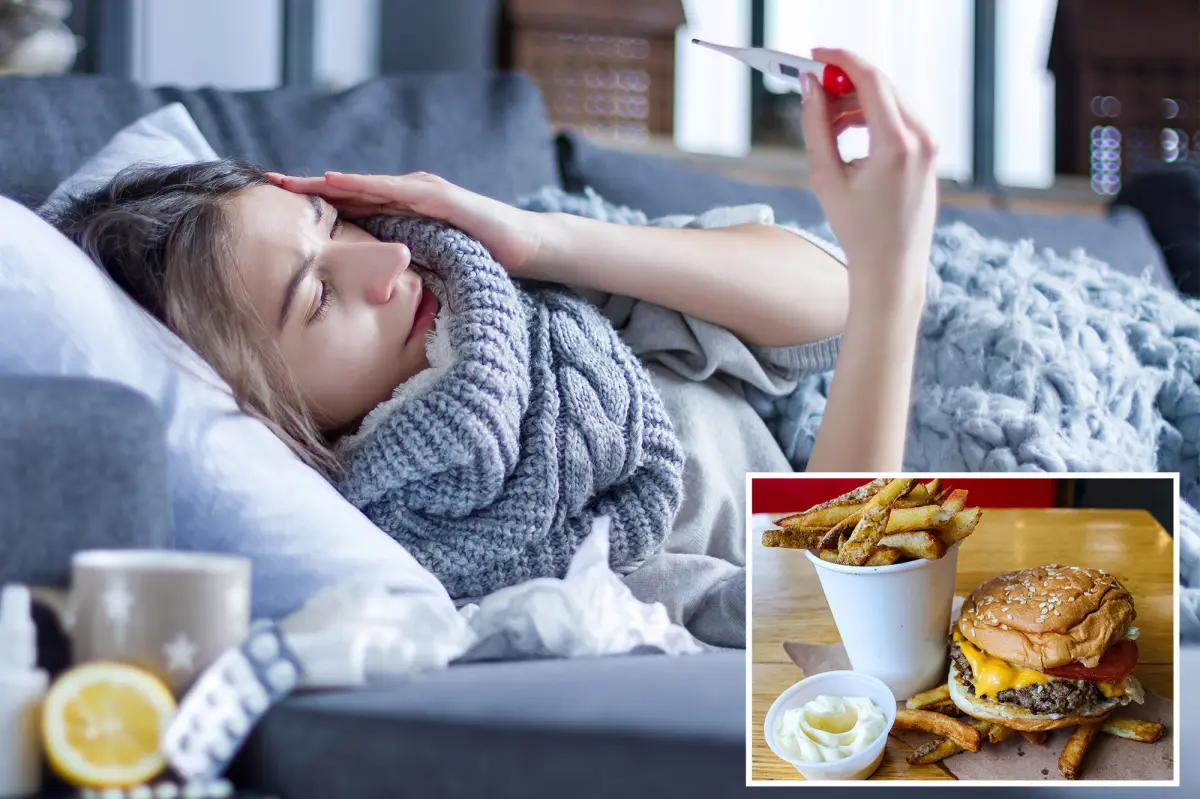Doctors caution that certain comfort foods may not be ideal when you're unwell.