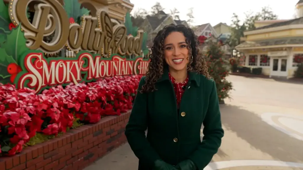 Dollywood becomes a winter wonderland featuring 6 million Christmas lights.