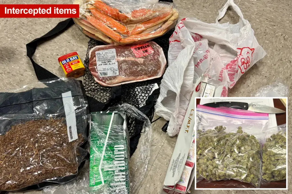 Drone loaded with crab boil ingredients -- including a jar of Old Bay -- stopped before delivery over a jail