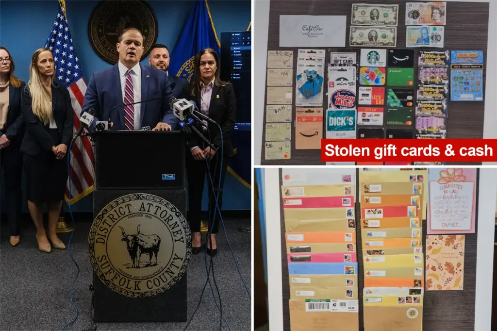 Employee took Christmas gifts from Long Island post office, according to authorities