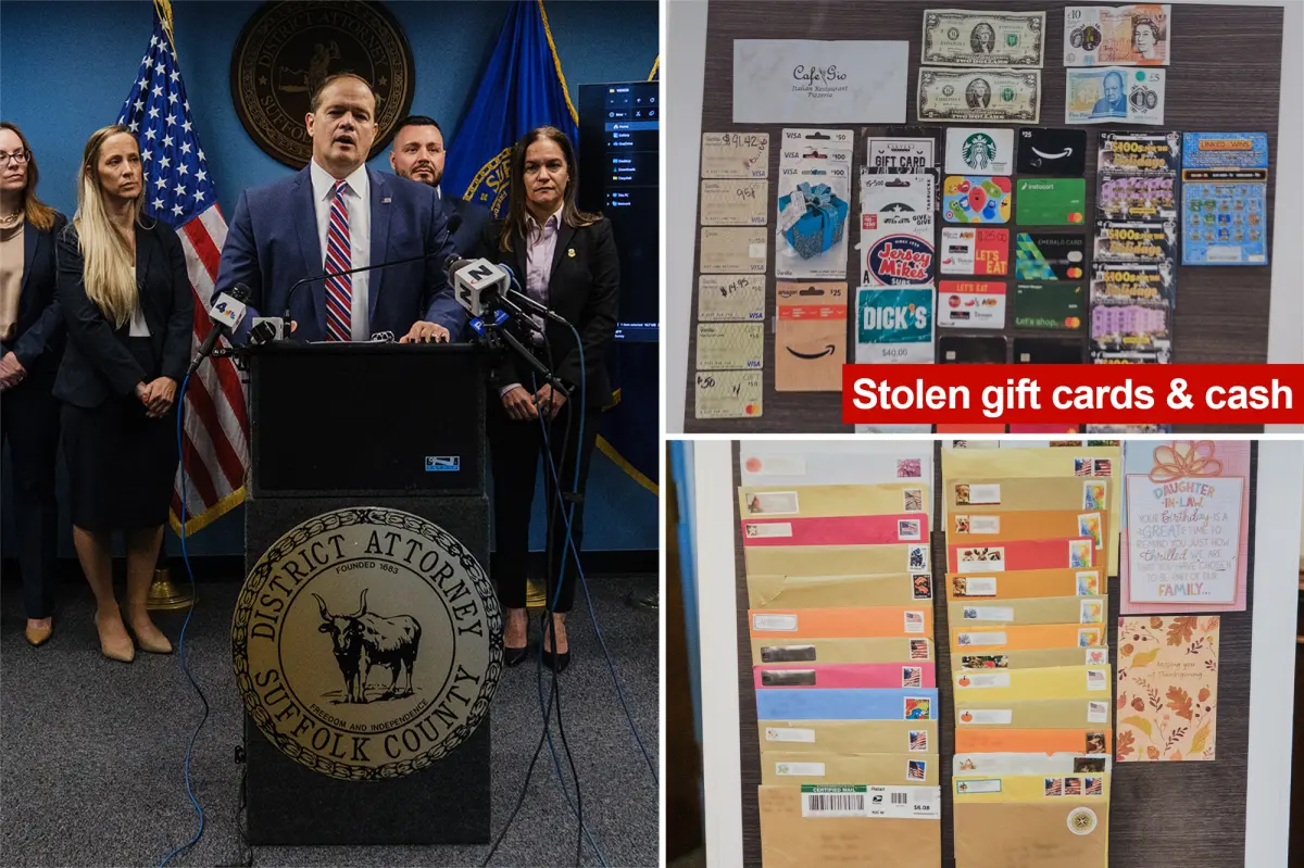 Employee took Christmas gifts from Long Island post office, according to authorities