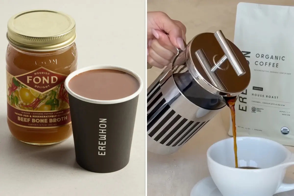 Erewhon’s latest $11 spicy bone broth hot chocolate