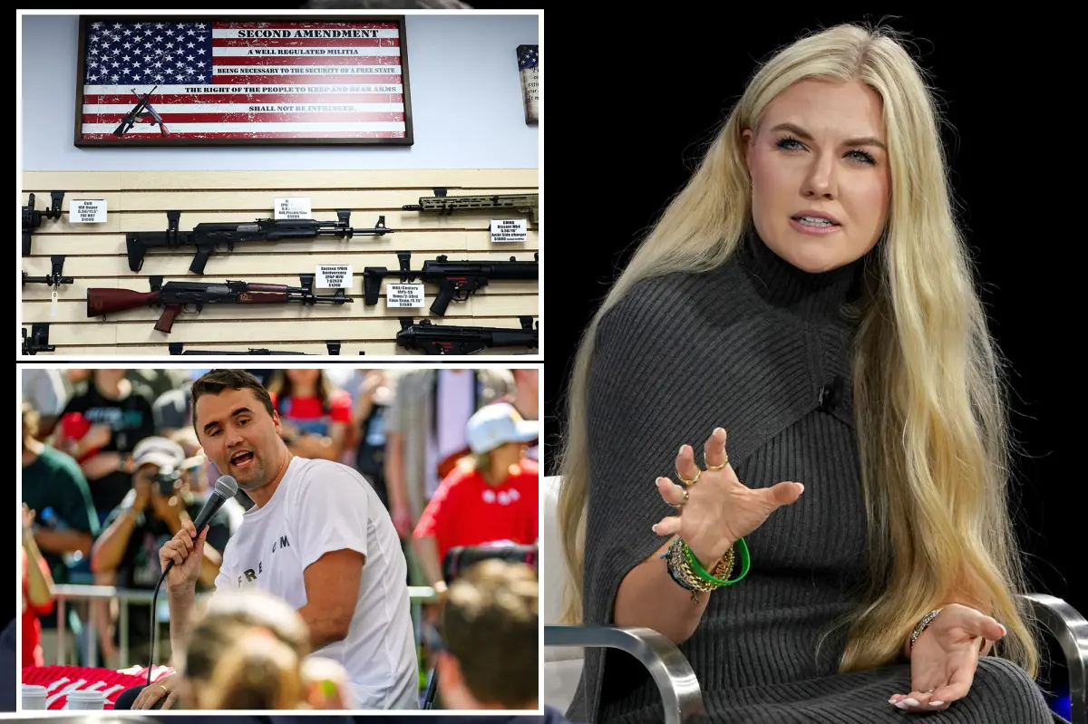 Erika Kirk maintains that her husband Charlie's murder was not due to a 'gun issue'