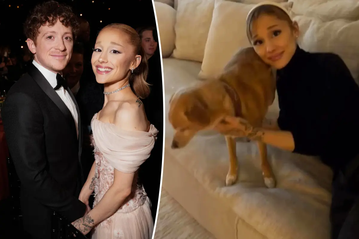 Ethan Slater posts pictures of Ariana Grande having a good time on vacation