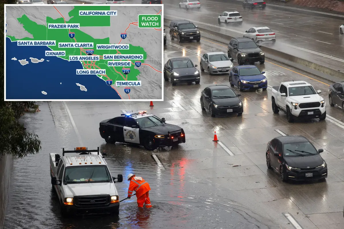 Evacuation alerts issued for burn scar regions in Los Angeles County before New Year