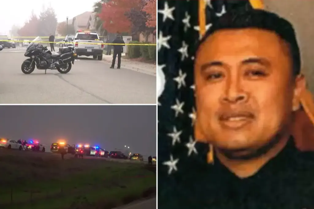 Ex-Californian deputy Marvin Morales, believed to have killed his 11-year-old son, is shot dead during a police chase.