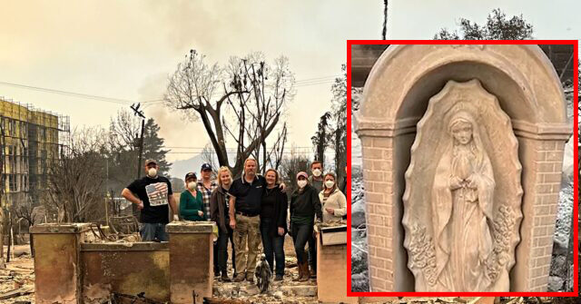 Family Sings Christian Hymns at Eaton Fire Recovery Location