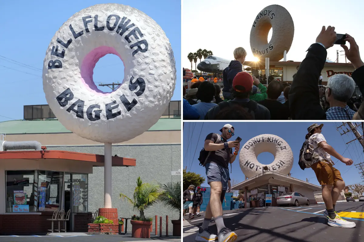 Famous large doughnut signs in California are disappearing