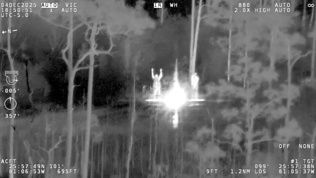 Father and son found safe after being stuck in a mudhole in Florida Everglades