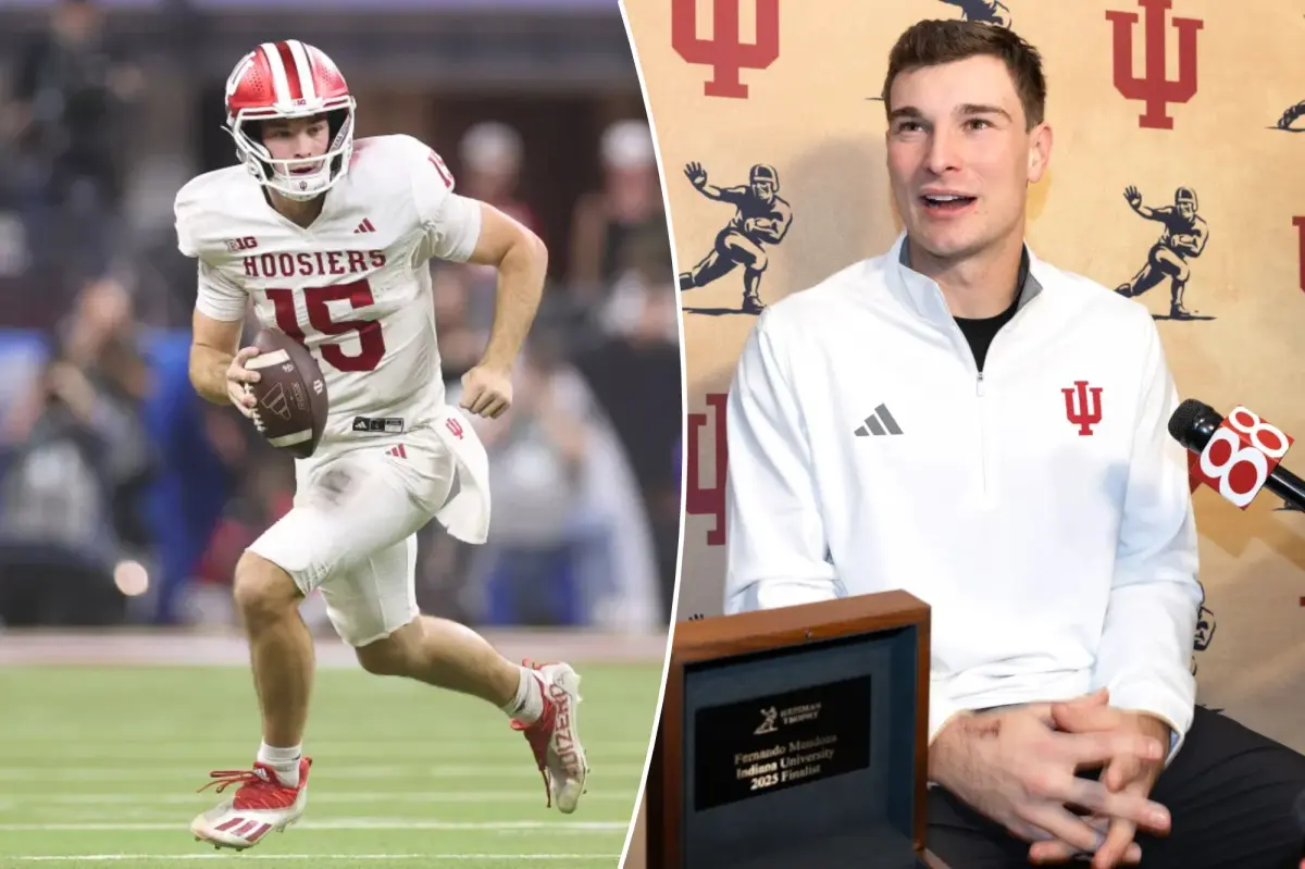 Fernando Mendoza experiencing a New York moment with the potential of joining the Jets in the draft