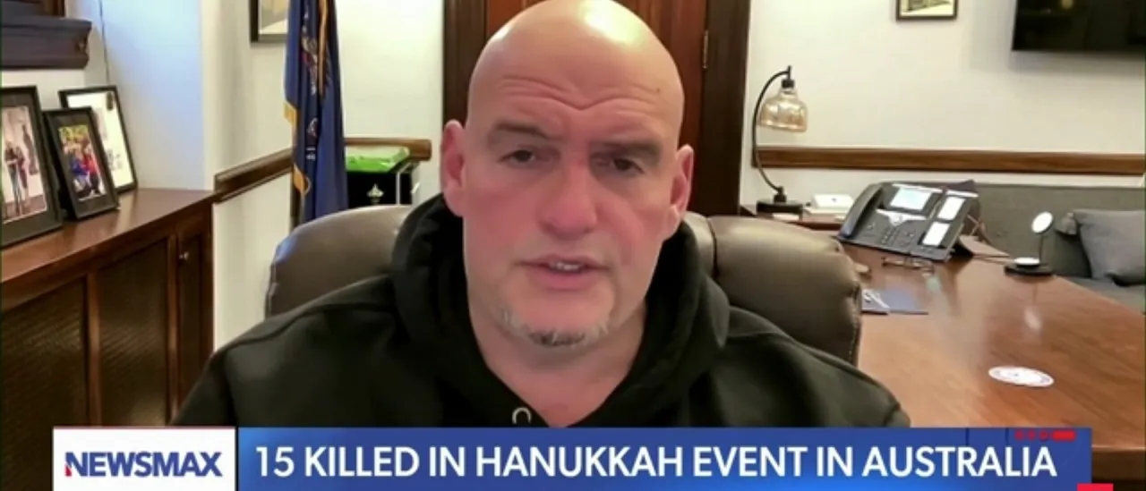 Fetterman Discusses 'Decay Within the American Left' When Questioned About Violence Against Jews