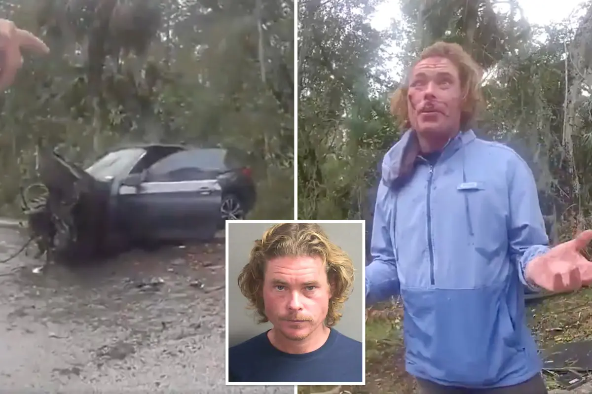 Florida man says he was 'transported' into stolen BMW before crashing it at 130 mph: 'You rescued me from the aliens'