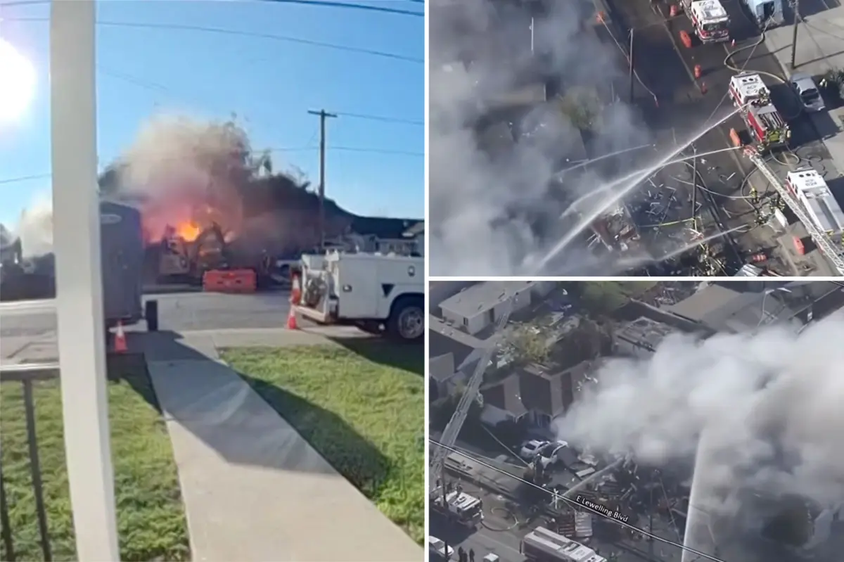 Gas explosion shakes Bay Area town, harming homes and sending 6 individuals to hospitals