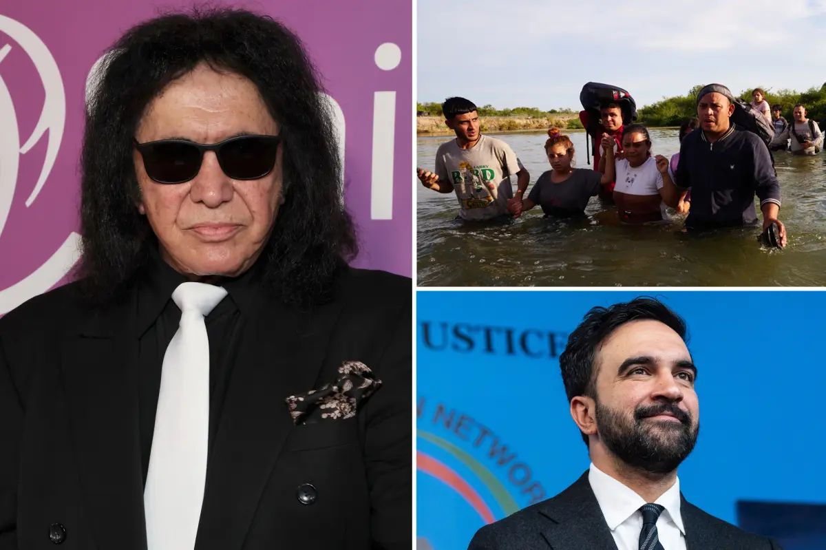 Gene Simmons of KISS criticizes illegal immigration and supports giving Mamdani an opportunity.