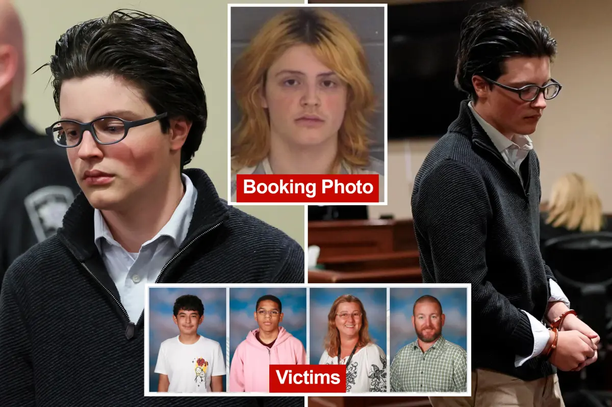 Georgia high school shooter Colt Gray presents a significantly altered look during court hearing