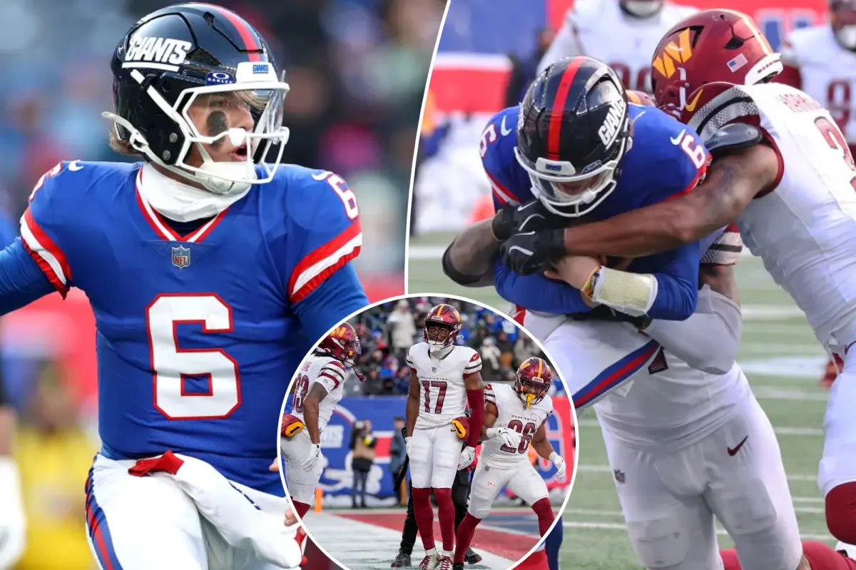 Giants lose to Commanders, extending their rough losing streak to eight games