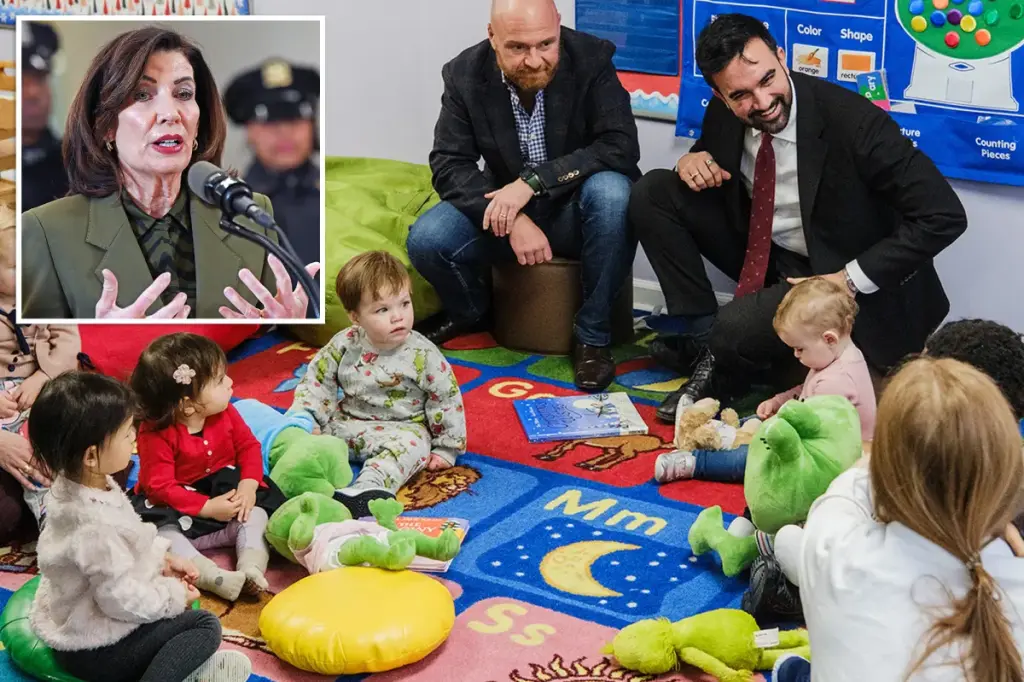 Governor Hochul supports Mamdani's universal childcare plan but doesn't clarify the funding or cost.