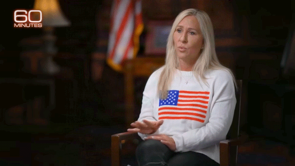 Greene claims Republicans fear going against Donald Trump.