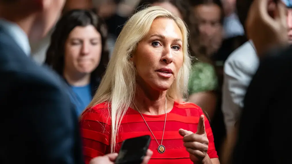 Greene shares her surprise at Trump's reaction to messages regarding death threats.