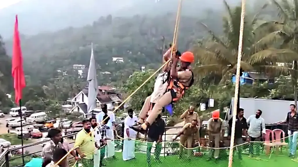 Guests dining in the sky were trapped midair for four hours during a frightening experience on the platform.