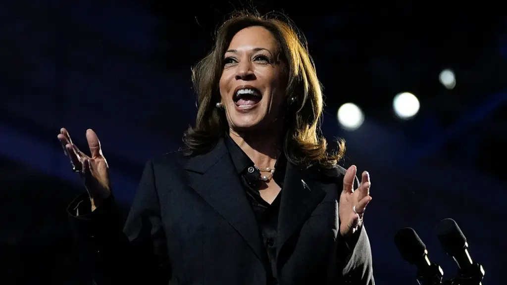 Harris expresses gratitude to supporters for standing up for democracy at the DNC winter meeting