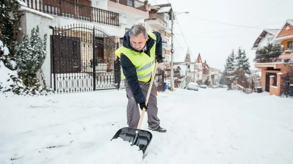 Heart specialists advise those over 45 to be careful while shoveling snow.