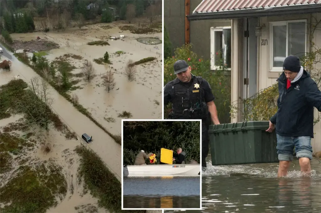 Heavy rain in Washington leads to state of emergency, thousands at risk of evacuation