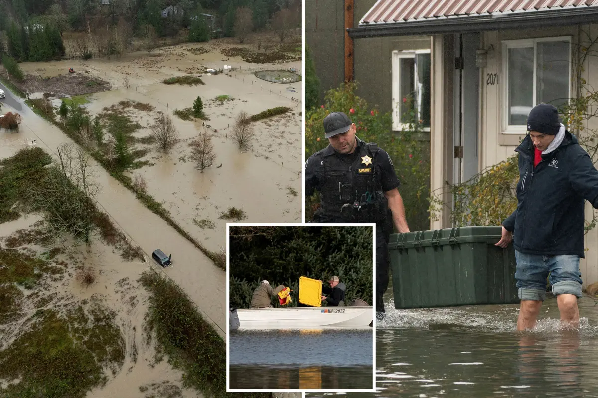 Heavy rain in Washington leads to state of emergency, thousands at risk of evacuation