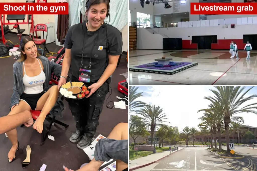 High school gym in California leased for adult game show