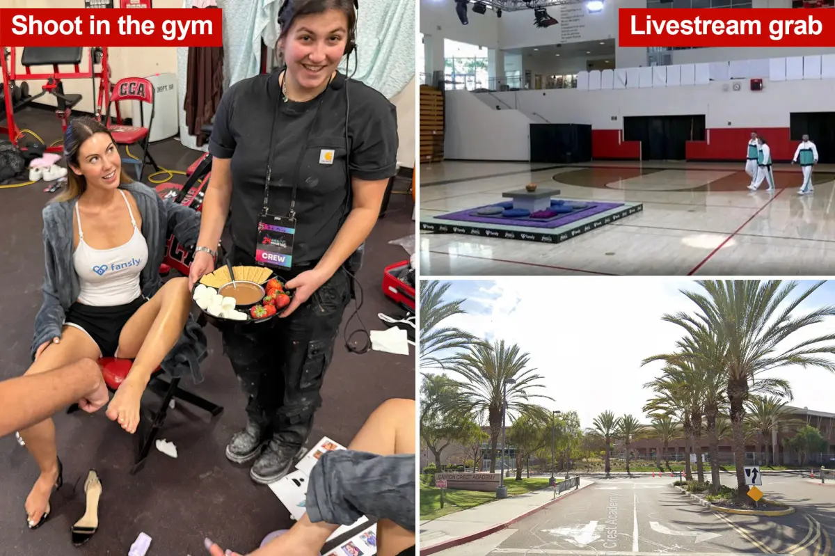 High school gym in California leased for adult game show