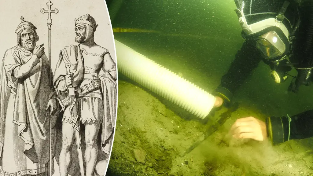 Historical weapons associated with Poland's earliest leaders found in a lake