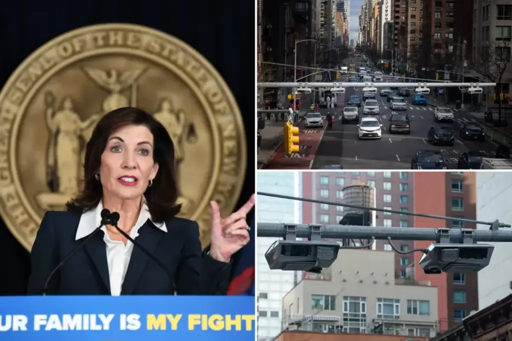 Hochul urges businesses to provide overnight deliveries to reduce congestion pricing charges.