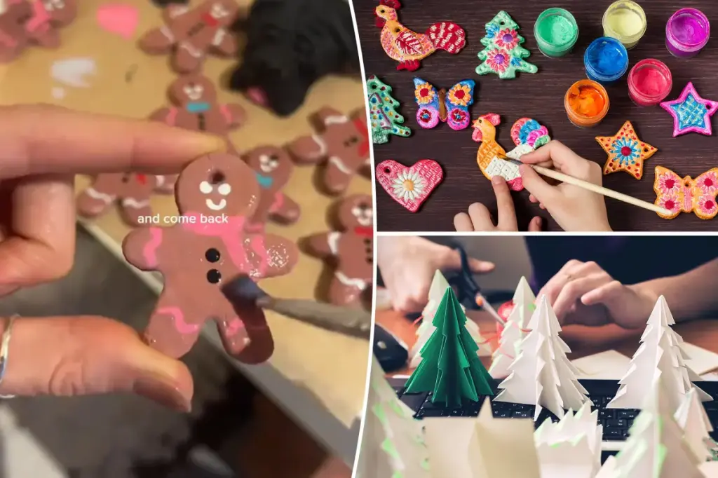 Homemade holiday decorations have become the newest trend on TikTok