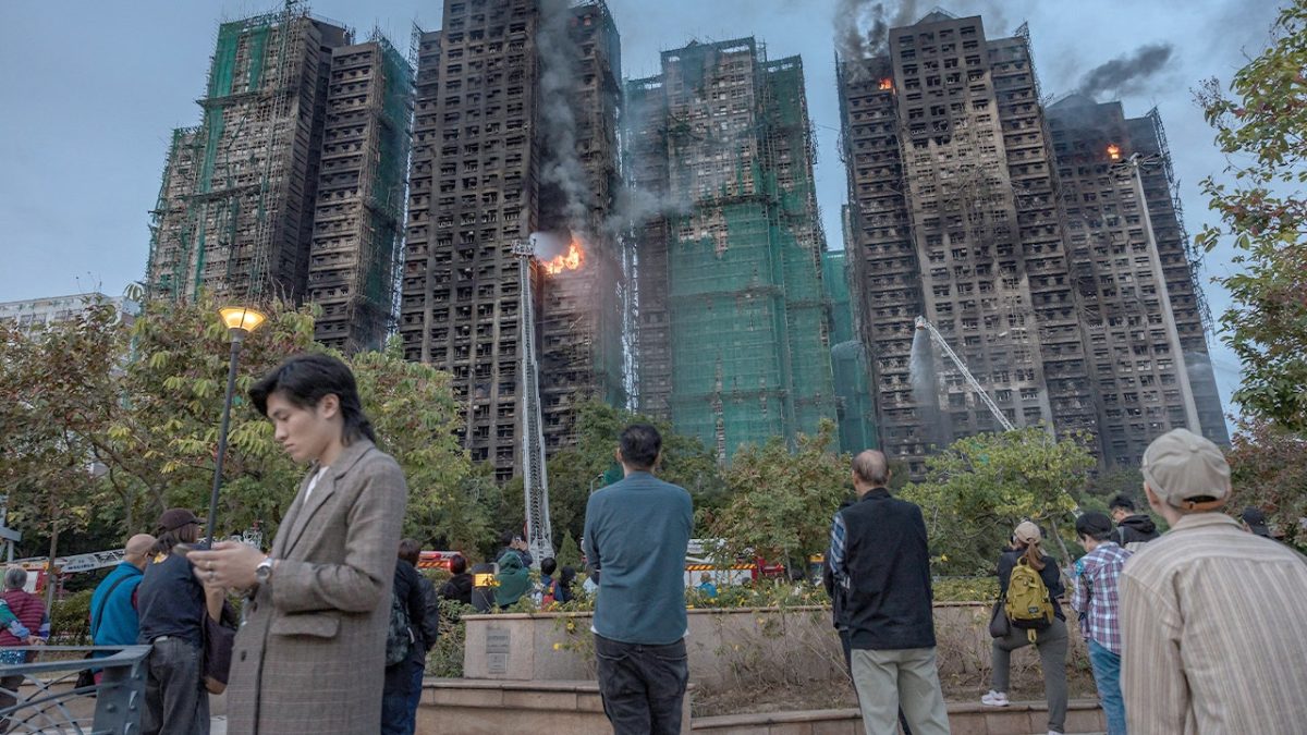Hong Kong leader reveals plans for building changes following tragic fire