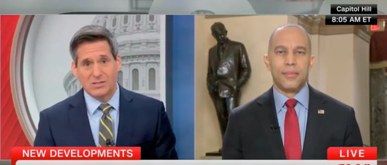 Host Questions Hakeem Jeffries About His Present Vote on Trump’s Impeachment