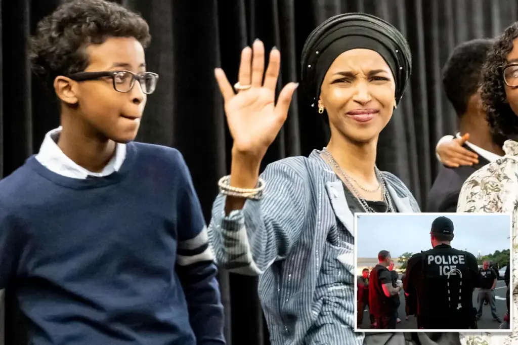 ICE denies Rep. Omar's assertion that her son was stopped by federal agents and asked for proof of citizenship.