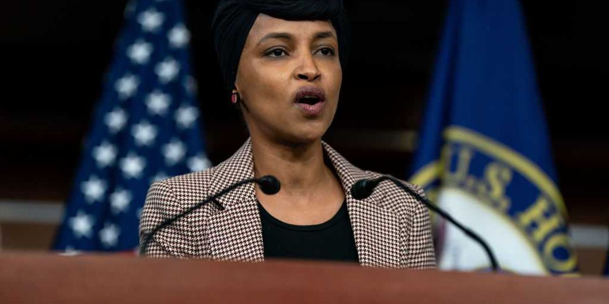 Ilhan Omar claims her son was 'racially profiled' by ICE during a traffic stop.
