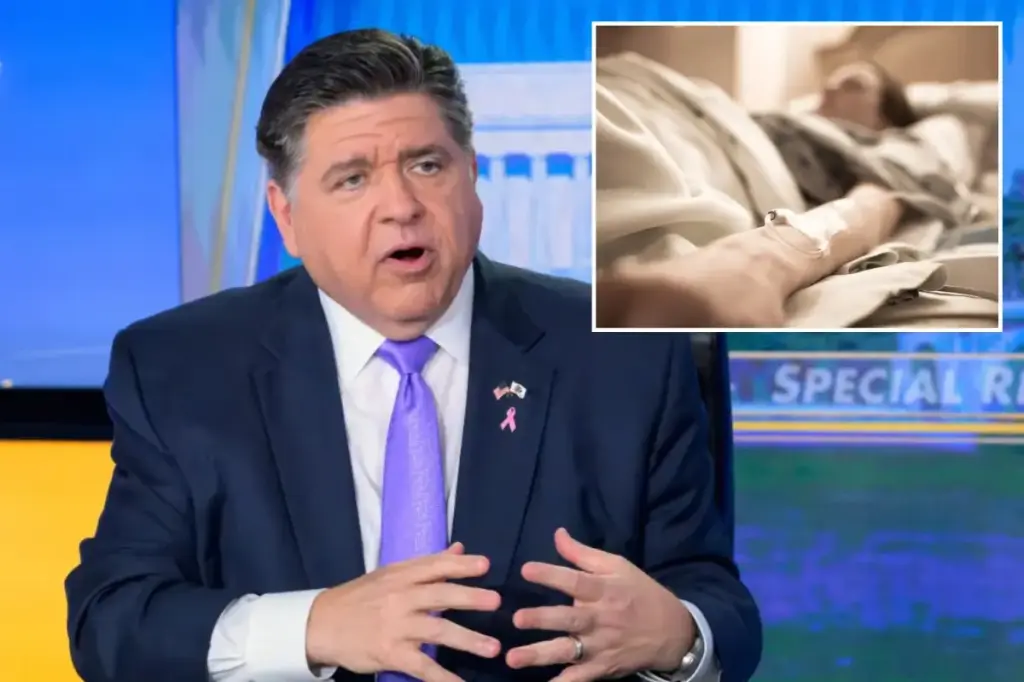 Illinois Pritzker signs law on assisted suicide for terminally ill patients, facing opposition from the Catholic church.